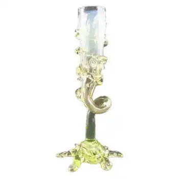 John Walsh Victorian 1890's Vaseline/Uranium Glass Vase