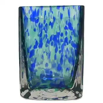 Wedgwood/Stennett-Willson Glass Speckled Vase - Marked