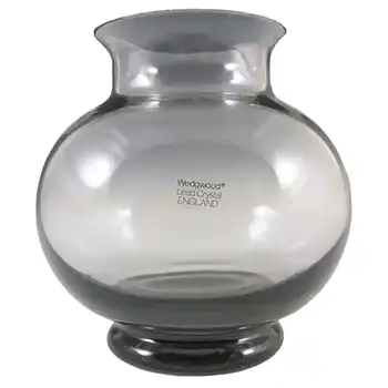 Wedgwood/Frank Thrower 1980's 'Orson' Glass Vase FJT5/1