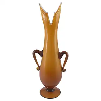 Cristalleria Fratelli Betti/Alrose Italian Empoli Glass Vase