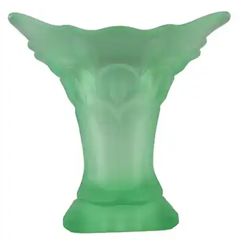 Bagley #2832 Art Deco Uranium Green Glass 'Salisbury' Vase