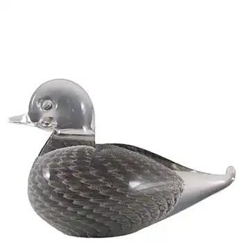FM Konstglas/Marcolin Fumato Glass Bird/Duck - Signed