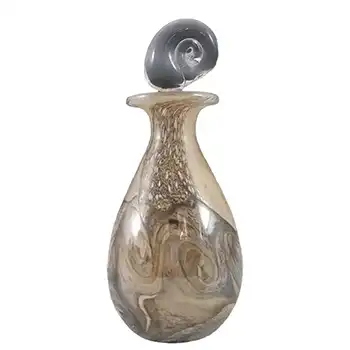 Gozo Maltese Glass 'Stone' Perfume/Scent  Bottle - Signed
