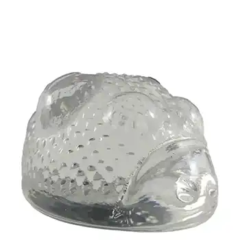 Hadeland Glass Ladybird Paperweight - Marked & Boxed