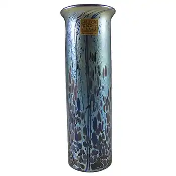 Isle of Wight Studio 'Summer Fruits' Mulberry Glass Vase