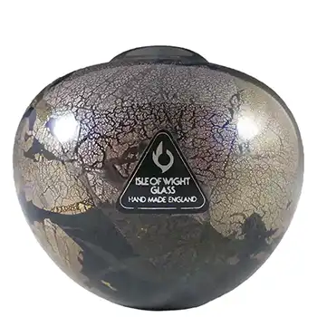 Isle of Wight Studio/Harris 'Azurene Black' Glass Vase