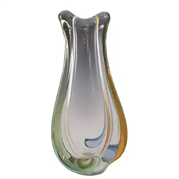 Mstisov Czech Glass Rhapsody Vase by Frantisek Zemek