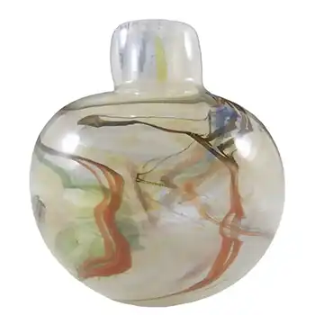 Mtarfa Maltese Glass Decorative Bottle Vase - Signed