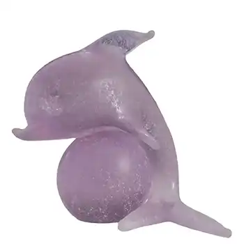 V. Nason & Co Murano 'Scavo' Glass Dolphin Sculpture