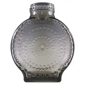 Cascade / Wood Bros Smoky Grey Glass 'Kastehelmi' Bottle Vase