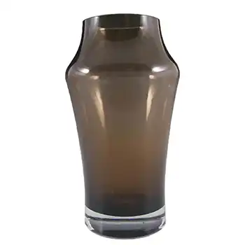 Riihimaki #1581 Riihimaen Lasi Oy Brown Glass Vase
