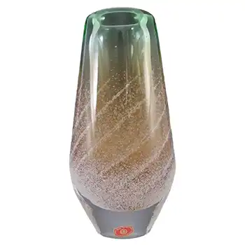 Skrdlovice #8318/18 Labelled Czech Glass Vase by Ladislav Palecek