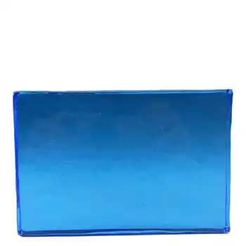 Lindshammar 1970's Swedish Blue Glass Architectural Slab