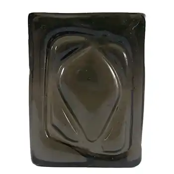 Lindshammar 1970's Swedish Smoky Glass Architectural Slab