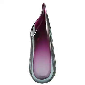 Murano/Venetian Purple & Blue Sommerso Glass Vase