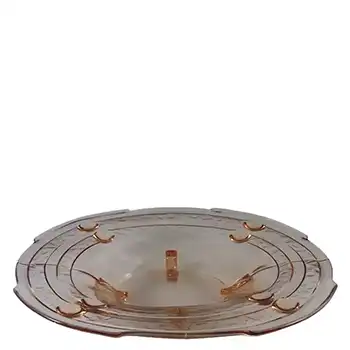 Stölzle #19416 Czech Art Deco 1930's Pink Glass Bowl