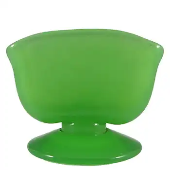 Victorian Uranium Jade Green Glass Toothpick Holder/Vase