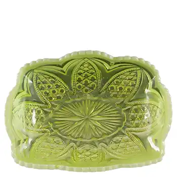 Henry Greener Vaseline / Pearline Uranium Glass Bowl