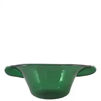 Stunning Empoli Verde 1970's Italian Green Glass Bowl