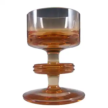 MARKED Wedgwood Topaz Glass Sheringham Candlestick RSW13/1