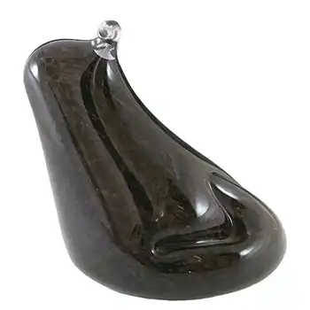 Wedgwood Speckled Brown Glass Frog RSW404 - Marked