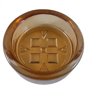 Wedgwood/Stennett-Willson Glass Textured Bowl - Marked