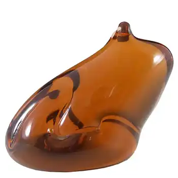 Wedgwood Topaz Glass Lilliput Frog Paperweight L5015
