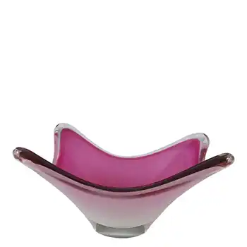 Flygsfors Coquille Glass Bowl by Paul Kedelv Signed '57