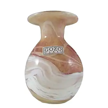 Gozo Maltese Glass 'Sunshine' Vase - Signed + Labelled