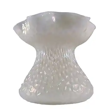 Kralik Art Nouveau Iridescent Mother-of-Pearl Glass Martelé Vase