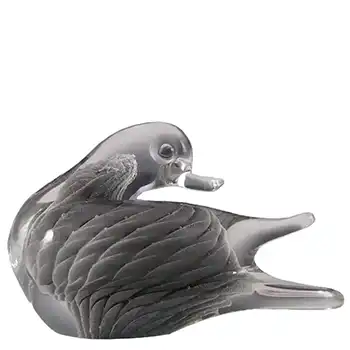 V. Nason & Co Murano Fumato Glass Bird Sculpture - Label
