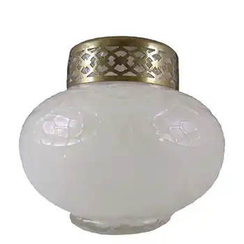 Art Nouveau Iridescent Mother-of-Pearl Glass Posy Vase