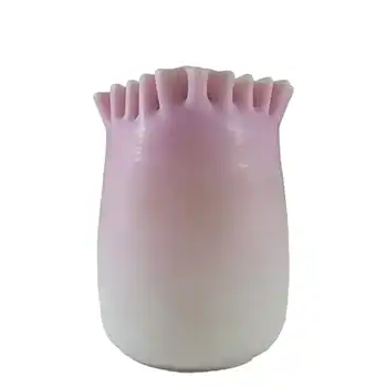 Victorian Peachblow / Peach Blow Pink Satin Glass Vase