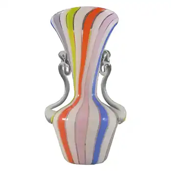 Murano/Venetian 1960's Filigree Glass Vase