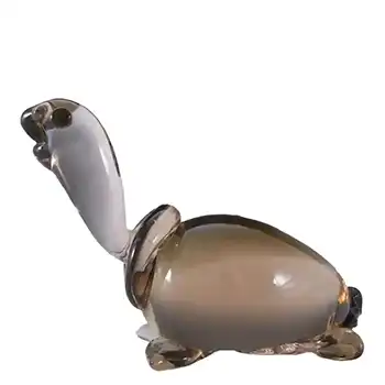 V. Nason & Co Murano Amber Glass Tortoise Sculpture - Signed