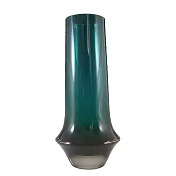Riihimaki #1378 Riihimaen Tamara Aladin Green Glass Vase - Marked