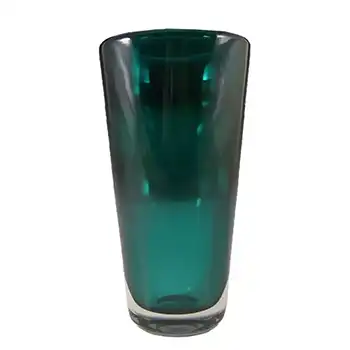 Whitefriars #9584 Green Glass Flared Vase