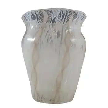 Salviati Murano Zanfirico & Aventurine Glass Vase