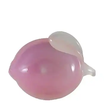 Archimede Seguso Alabastro Murano Glass Fruit Shaped Bowl