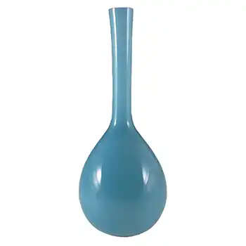 Elme 1970's Swedish/Scandinavian Blue Cased Glass Vase