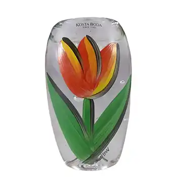Kosta Boda Glass 'Tulipa' Candle Votive- Ulrica Hydman-Vallien