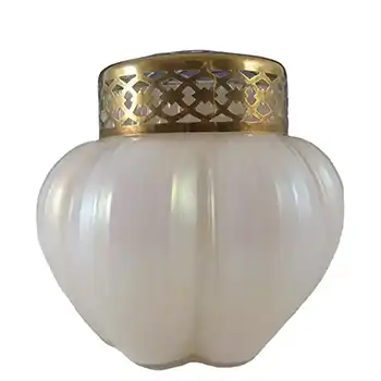 Art Nouveau 1900's Iridescent Mother-of-Pearl Glass Posy Vase