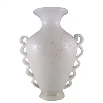 RARE Napoleone Martinuzzi Large Murano Pulegoso Glass Vase