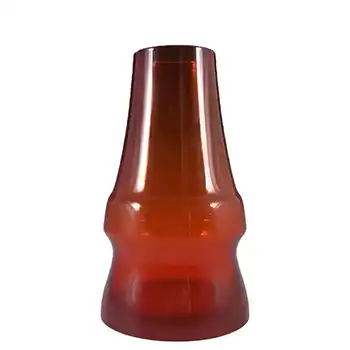Riihimaki 'Piippu' Riihimaen Aimo Okkolin Red Glass Vase