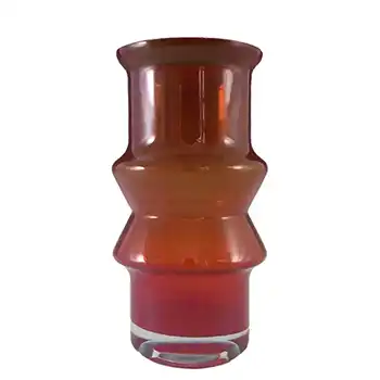Riihimaki #1519 Riihimaen Red Glass 'Tuulikki' Vase