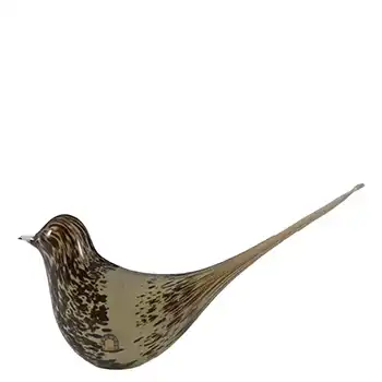 Wedgwood Glass Long-Tailed Bird Paperweight RSW73 - Marked