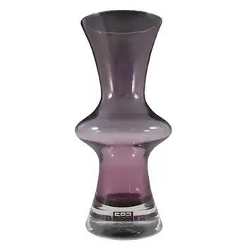 Sea Glasbruk 1970s Swedish Purple Glass Vase - Labelled #2