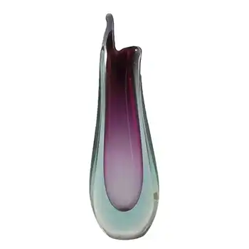 Murano/Venetian Purple & Blue Sommerso Glass Vase #2