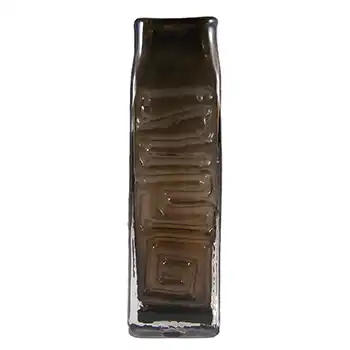 Whitefriars #9671 Baxter Cinnamon Glass Totem Pole Vase