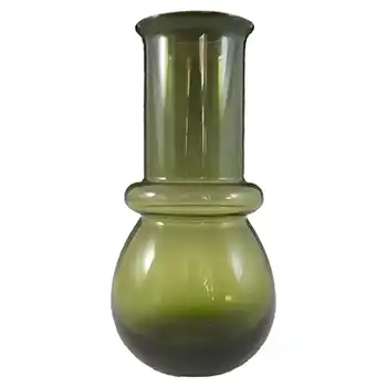 Riihimaki #1518 Riihimaen Green Glass 'Tuulikki' Vase